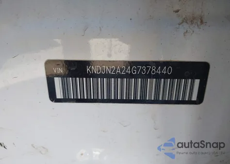 2016 Kia Soul z USA, uszkodzony, nr VIN KNDJN2A24G7378440